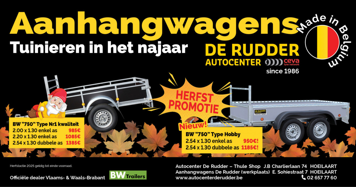 Fb Aanhangwagens Herfstpromotie 2025