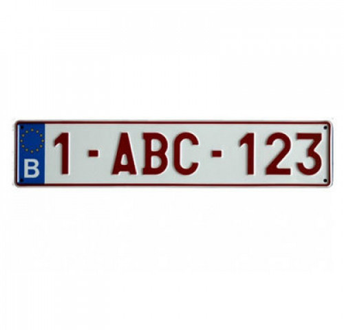 Nummerplaat Belgie Officieel 5