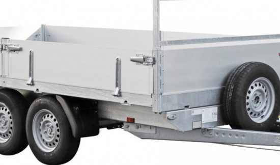 Remorque TRIDEM frein&eacute;e